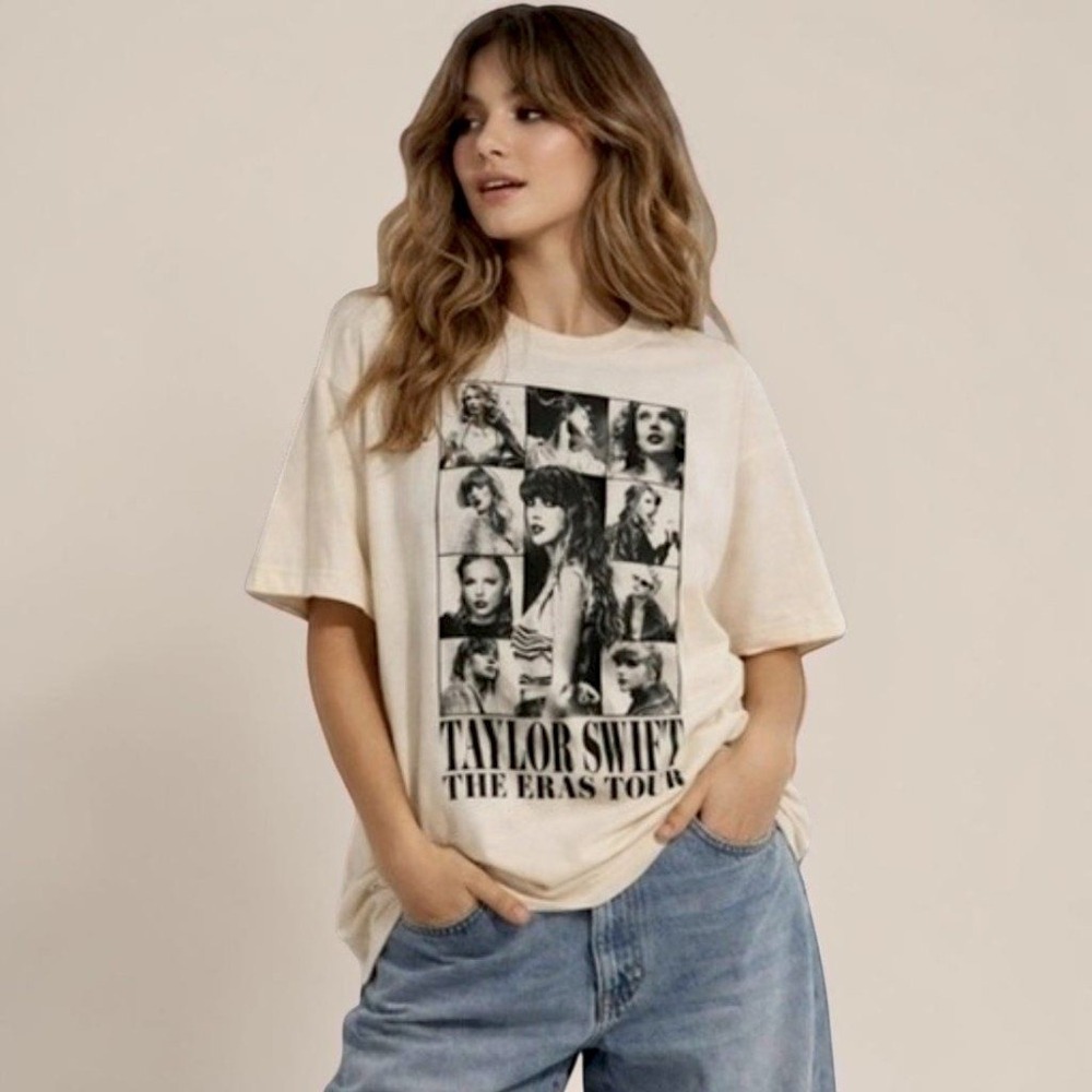 Taylor Swift Concert Tee Graphic Oversized T-shirt Sz M